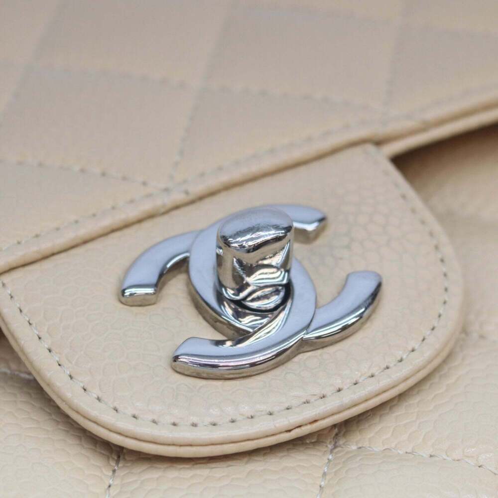 CHANEL Beige Double Flap Matelassé 25 - Picture 6 of 9